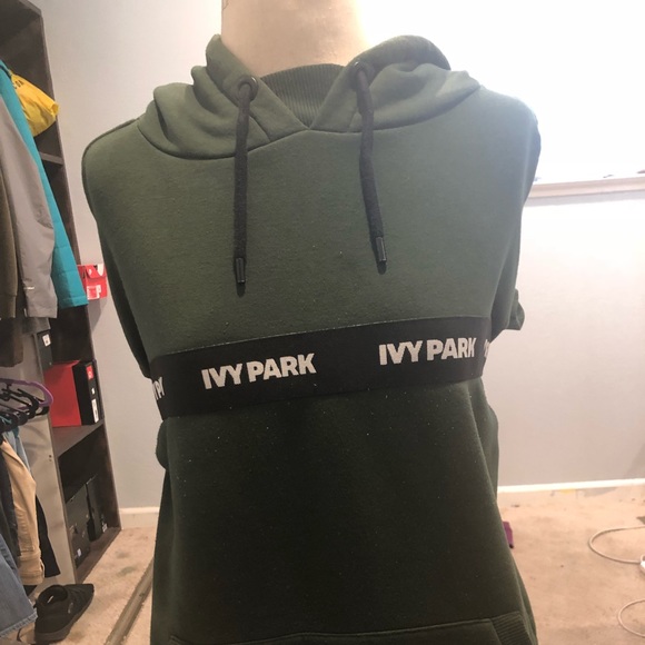 ivy park green hoodie